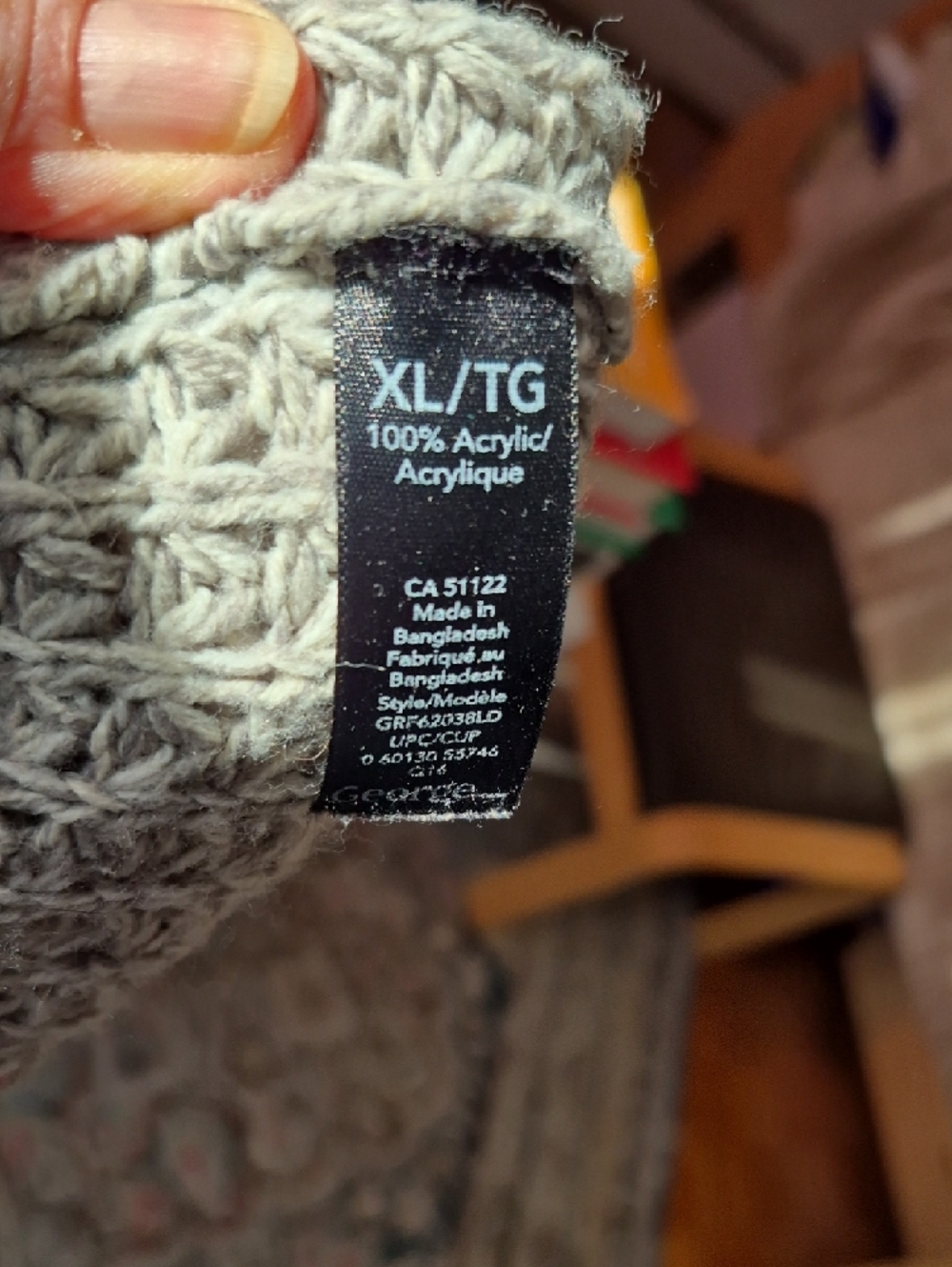XL George Brown & Sand Open-Front Long Knit Cardigan Big Pockets